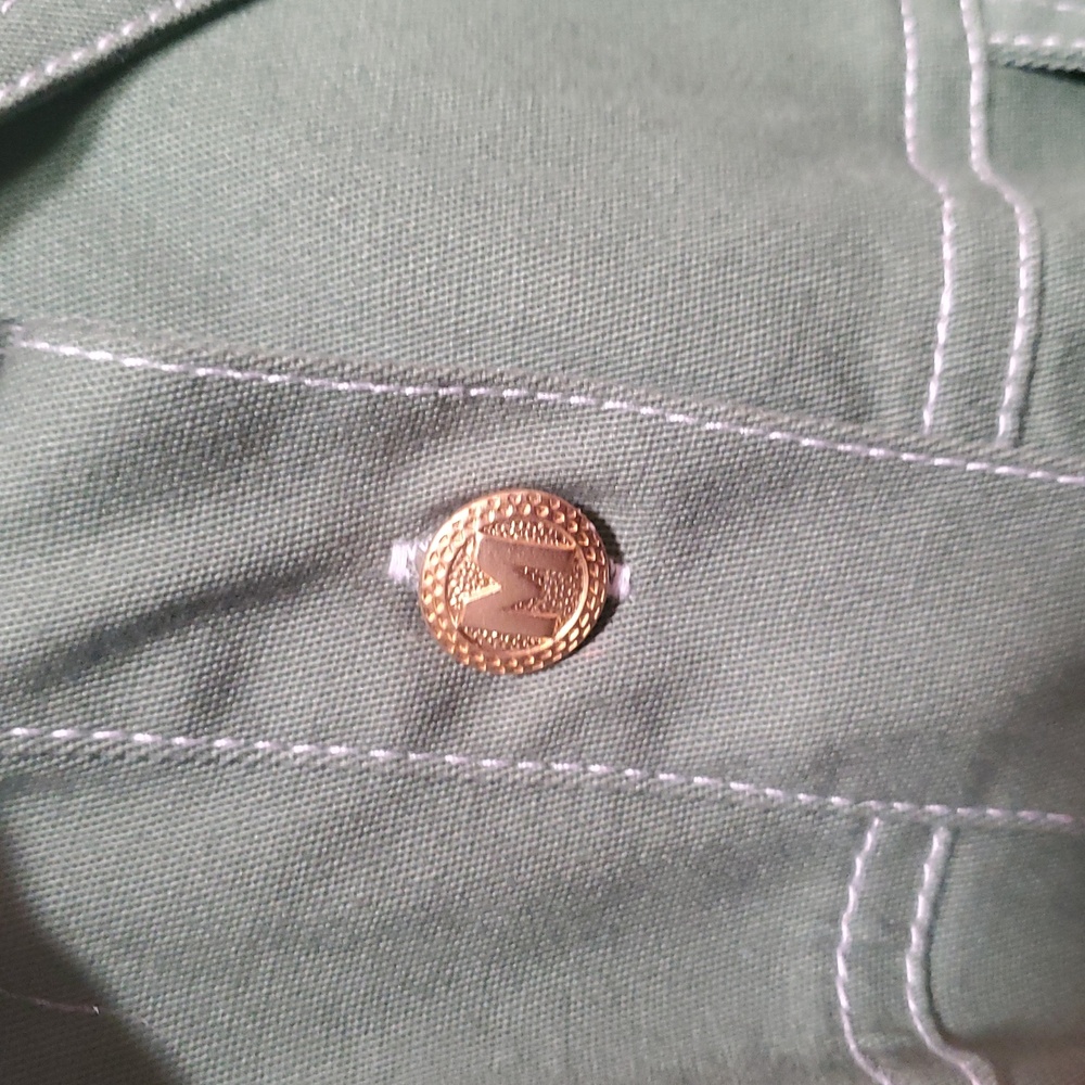 Vintage Bob Mackie Wearable Art Green Embroidered… - image 4